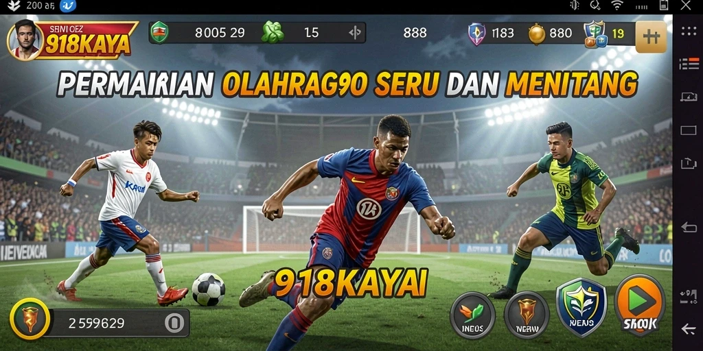 Tampilan gameplay 918KAYA yang menegangkan dan dinamis.