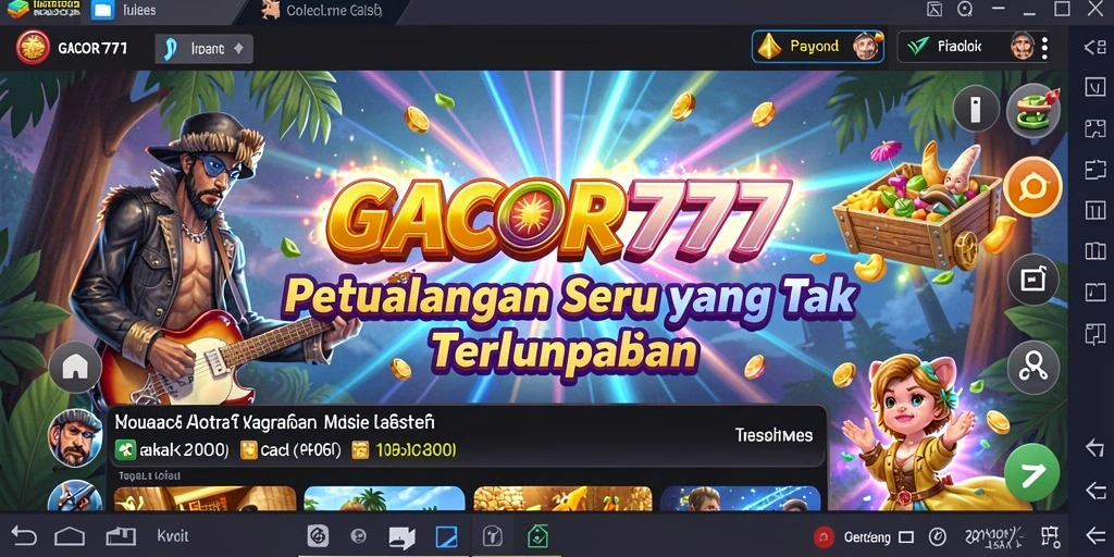 Tampilan gameplay GACOR777 yang memukau dan penuh aksi.