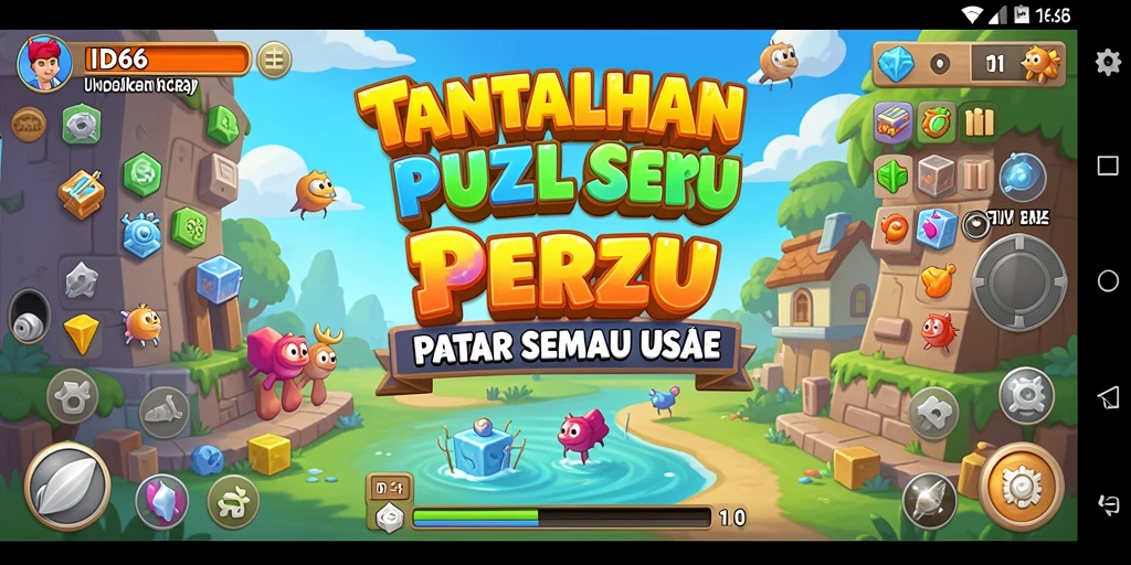 Tampilan screenshot ID66 dengan gameplay Puzzle yang menantang dan menarik.