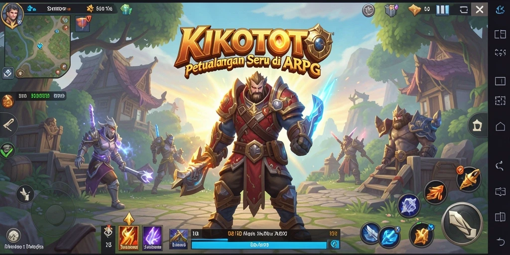 Tampilan menarik dari gameplay penuh aksi KIKOTOTO.