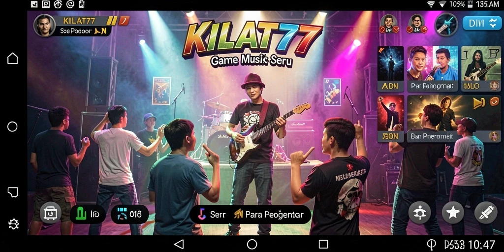 Tampilan gameplay KILAT77 yang penuh warna dan menyenangkan.