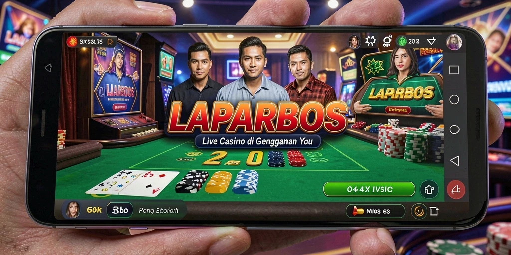 Tampilan menarik dari gameplay Live Casino di LAPARBOS.
