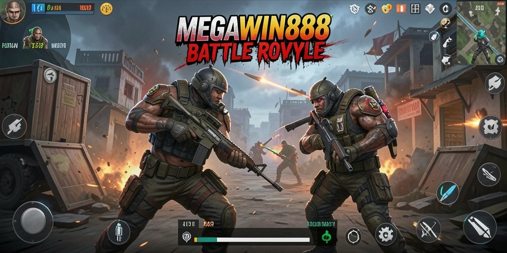 Tampilkan gameplay seru Battle Royale di MEGAWIN888.