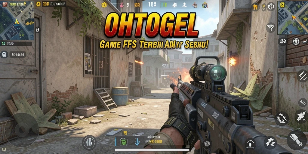 Tampilan gameplay intens di OHTOGEL, menunjukkan pertempuran seru dan atmosfer mendebarkan.