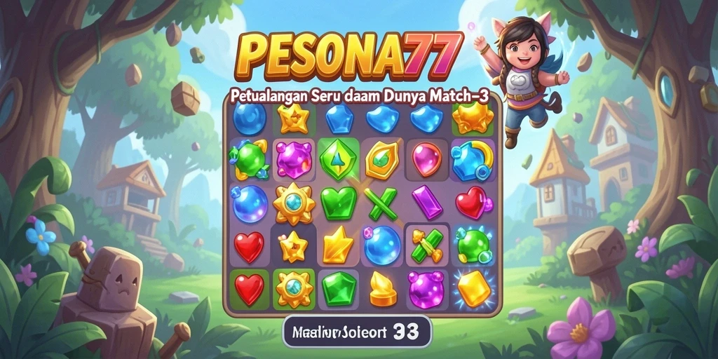Tampilan gameplay PESONA77 yang seru dan menarik.
