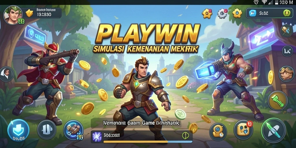 Tampilan gameplay PLAYWIN yang menarik dan interaktif.
