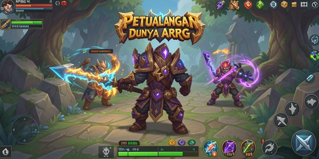 Tangkapan layar menunjukkan pertarungan epik dalam RP886.