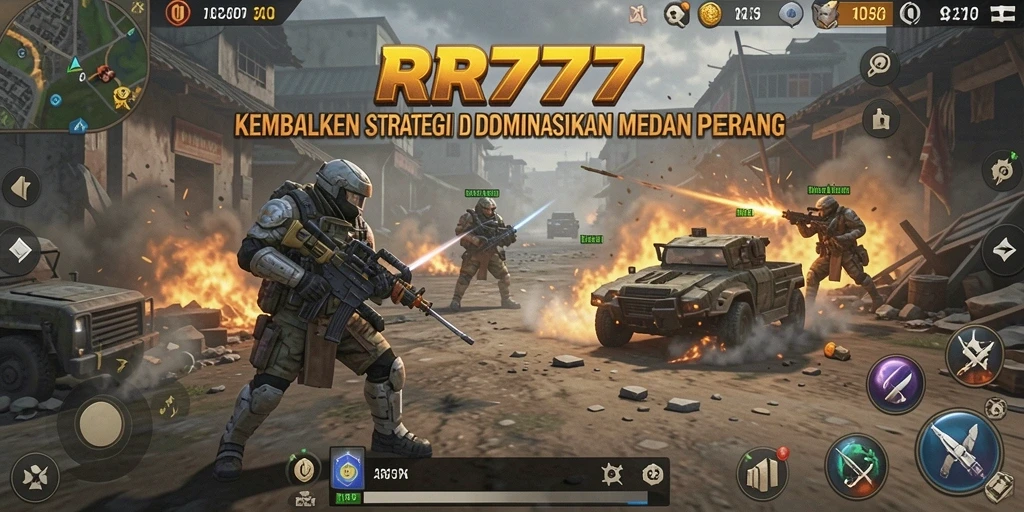 Tangkapan layar gameplay RR777 yang menunjukkan strategi SLG yang mendebarkan.