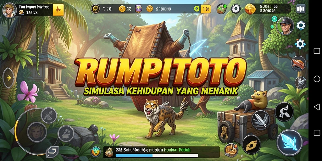 Tampilan gameplay RUMPITOTO yang dramatis dan interaktif.